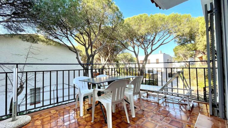 Terrace with Furniture of Apartment for Five Adult Guests PiaMar