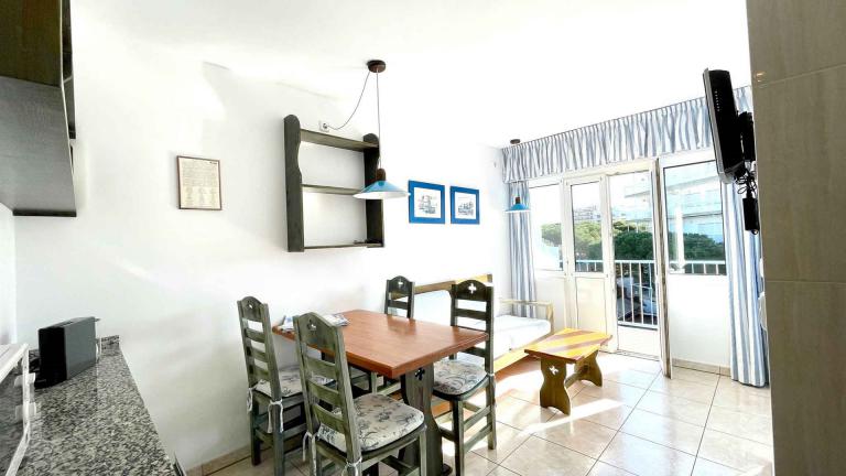 Living Room and Kitchen View TinaMar Komfort 2+2 Apartment