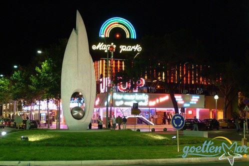 Roundabout along Playa de Aro's principal Avenue